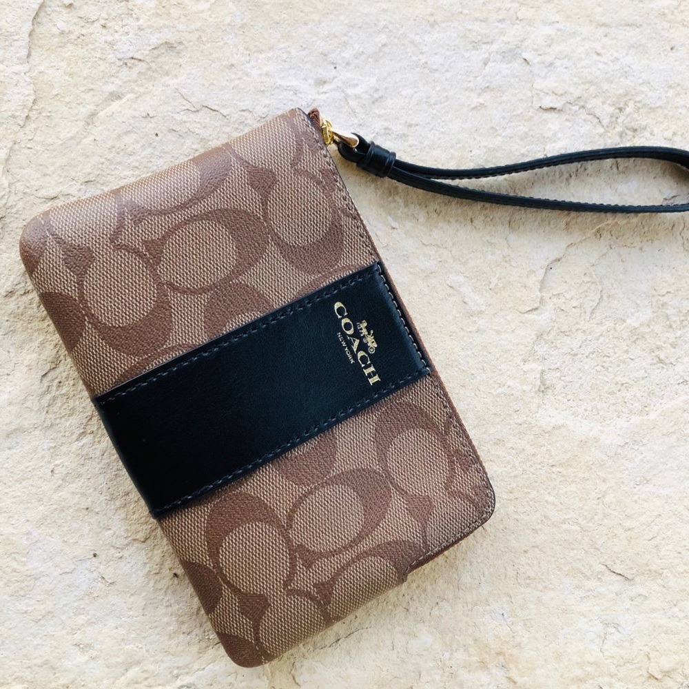 NWT Coach Signature lg Ava tote&wallet&wristlet - Picture 6 of 7